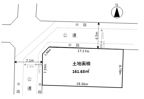 池田市神田1丁目の売り土地